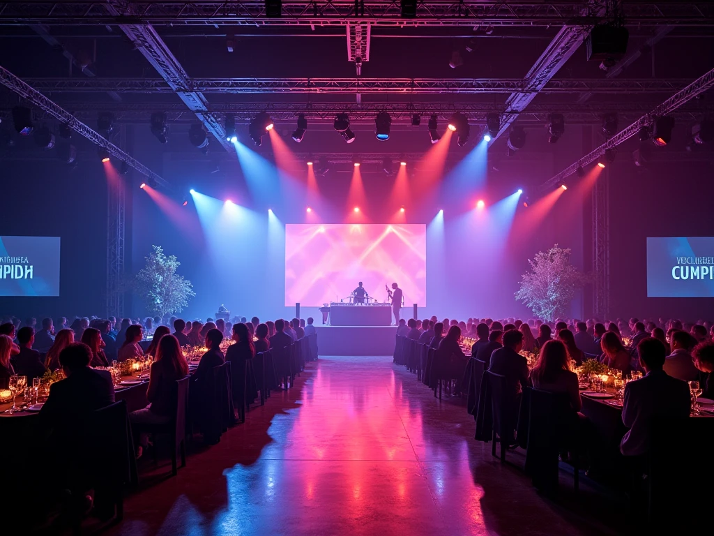Professional lighting design for events